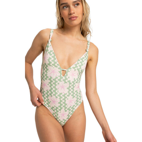 Roxy Γυναικείο ολόσωμο μαγιό Hibiscus Daze - One-Piece Swimsuit